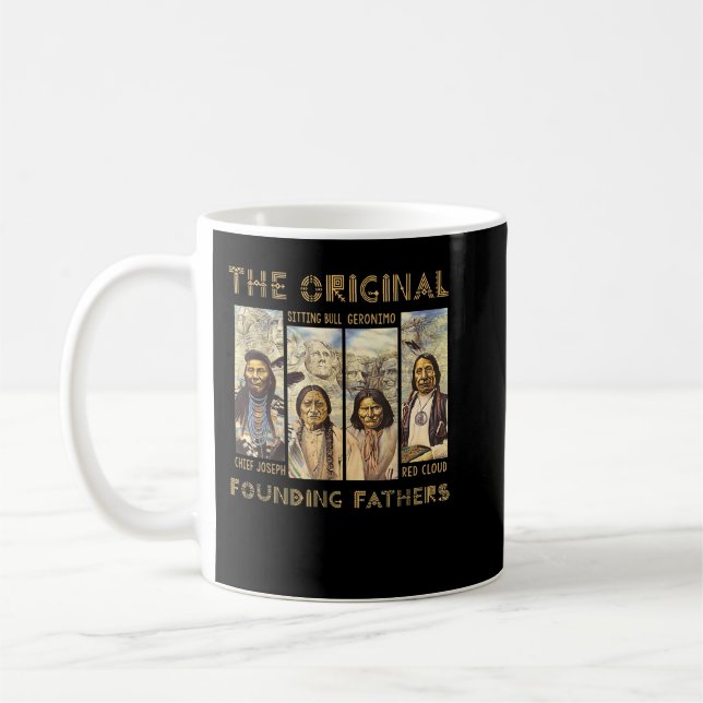 Mug Les Pères Fondateurs Originaux Clas Amérindiens (Gauche)