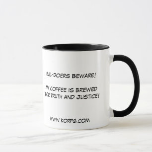 Mug Les personnages infâmes de KORPG prennent garde d