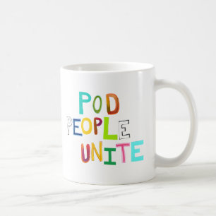 Mug Les personnes de cosse unissent des mots uniques