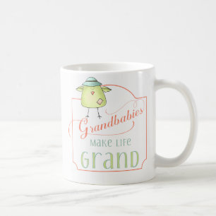 Mug Les petits-enfants font la vie grande typographie 