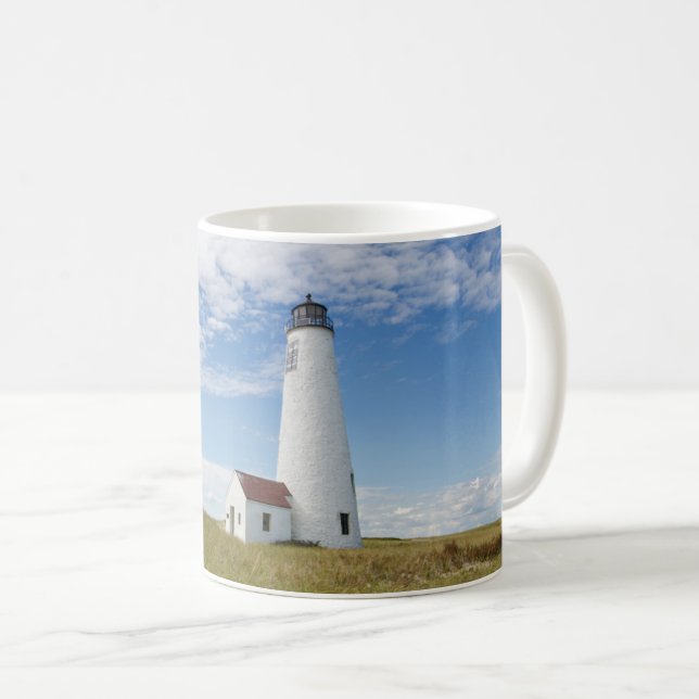 Mug Les phares | Massachusetts de phare (Devant droit)