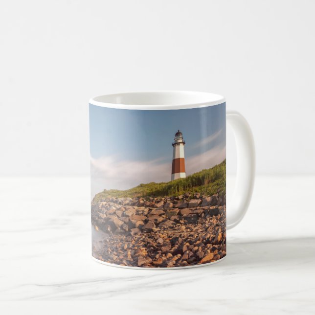 Mug Les phares | Montauk Point Long Island (Devant droit)