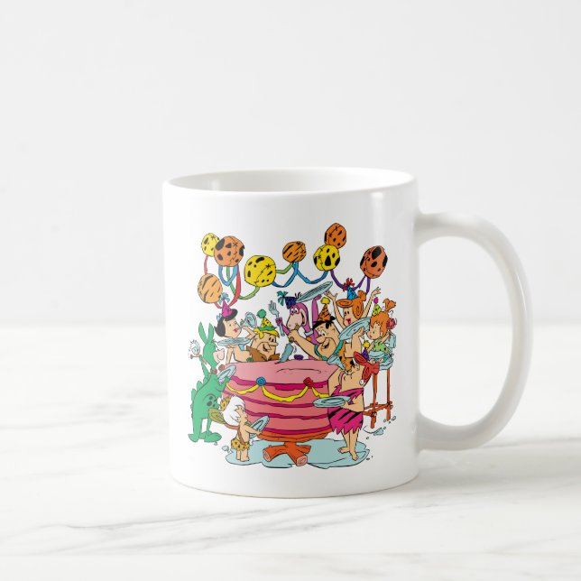 Mug Les Pierrafeu | Anniversaire (Droite)