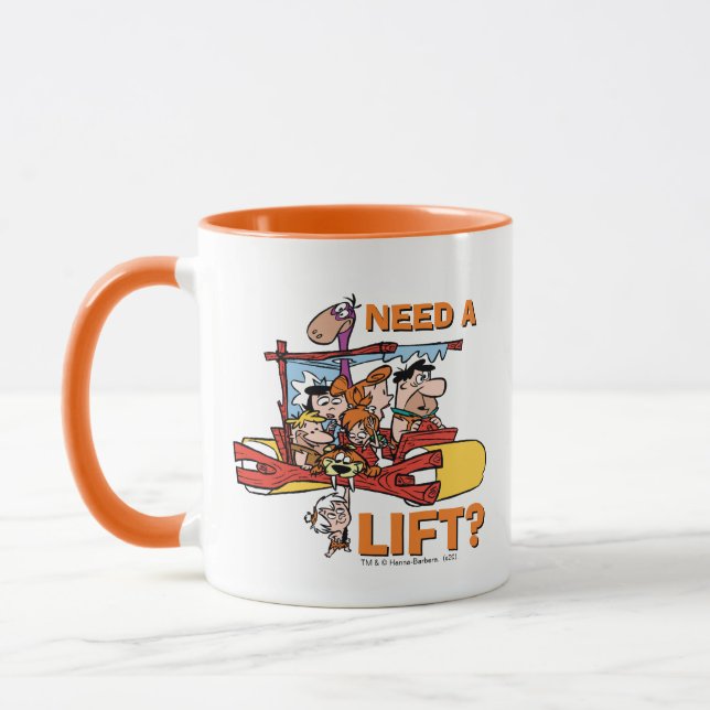 Mug Les Pierrafeu | Besoin D'Un Ascenseur ? (Gauche)