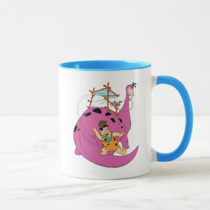 Mug Les Pierrafeu Fred Sliding Down Tail