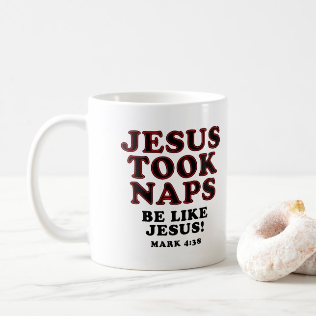 Mug Les plaisanteries chrétiennes Jésus d'humour ont (Avec donut)