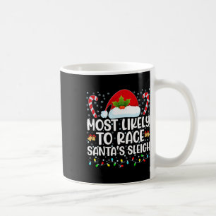 Mug Les Plus Probables De Course Père Noël Sleigh Fami