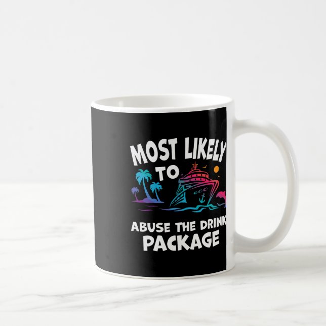 Mug Les Plus Susceptibles D'Abuser Le Forfait Boisson  (Droite)