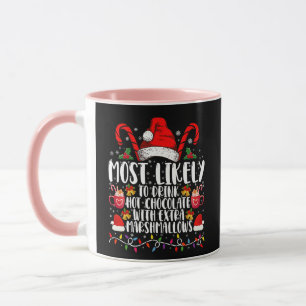 Mug Les Plus Susceptibles De Boire Des Marshmallows Ch