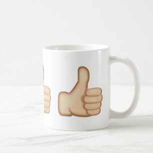 Mug Les pouces lèvent le signe Emoji
