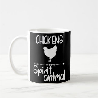 Mug Les Poulets Sont Mon Esprit Animal Pour Hommes Fem