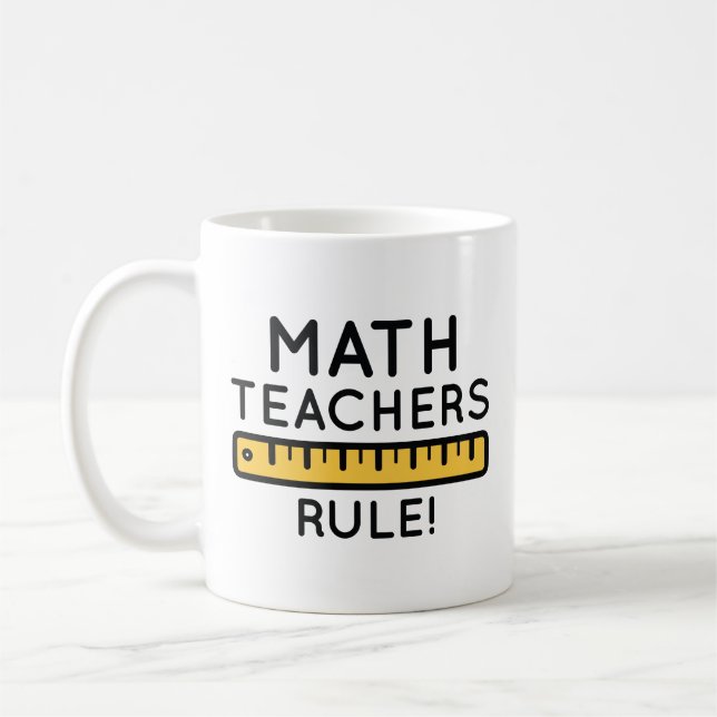 Mug Les professeurs de mathématiques gouvernent (Gauche)