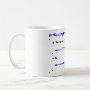 Mug Les programmeurs maintiennent calme et continuent