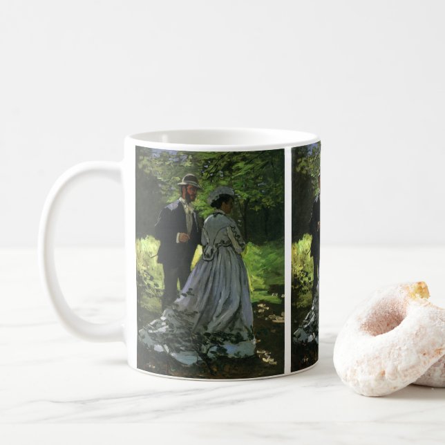 Mug Les Promenades, alias Les Poussettes par Claude Mo (Avec donut)