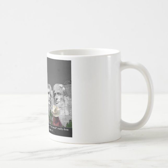 Mug "Les qualités présidentielles de Donald " (Droite)