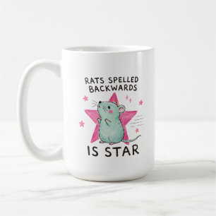Mug Les Rats Écrits à l'Envers Est une Étoile Drôle de