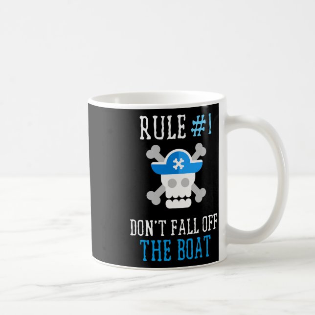 Mug Les règles amusantes du pirate ne tombent pas du b (Droite)