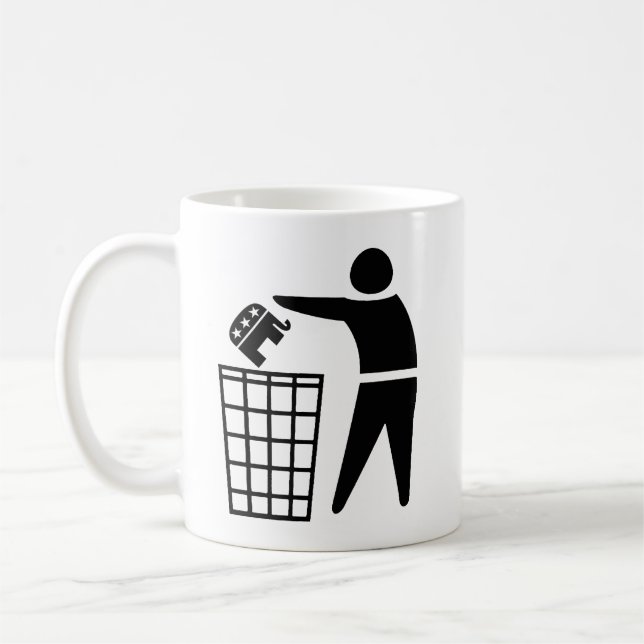 Mug Les républicains sont des ordures (Gauche)