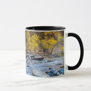 Mug Les rétrécissements de la rivière Virgin en automn