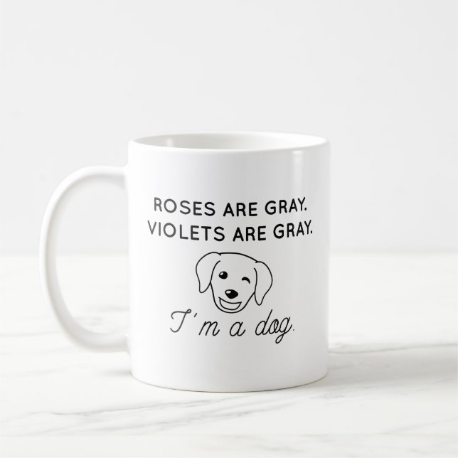 Mug Les roses sont gris (Gauche)