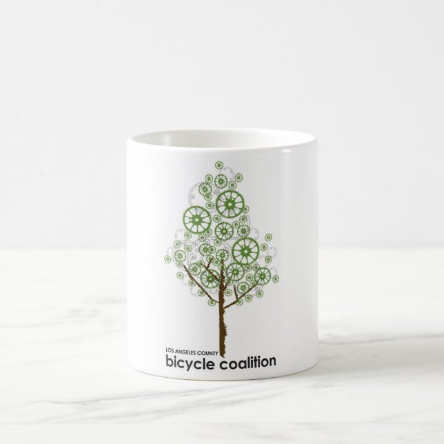 Mug Les roues de vélo se développent sur des arbres ! (Centre)