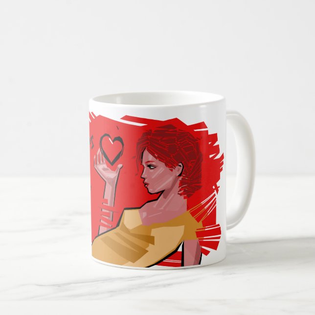 Mug les rousses volent les coeurs (Devant droit)