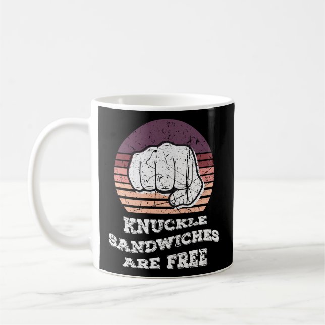 Mug Les Sandwichs Knuckle Sont Des Gants De Boxer Grat (Gauche)