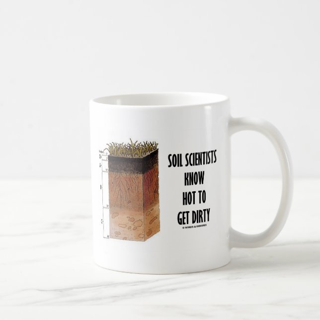 Mug Les scientifiques de sol savent devenir sales (Droite)