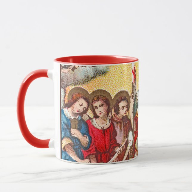 Mug Les Sept Archanges (CP 001; Chromolithographe) (Gauche)