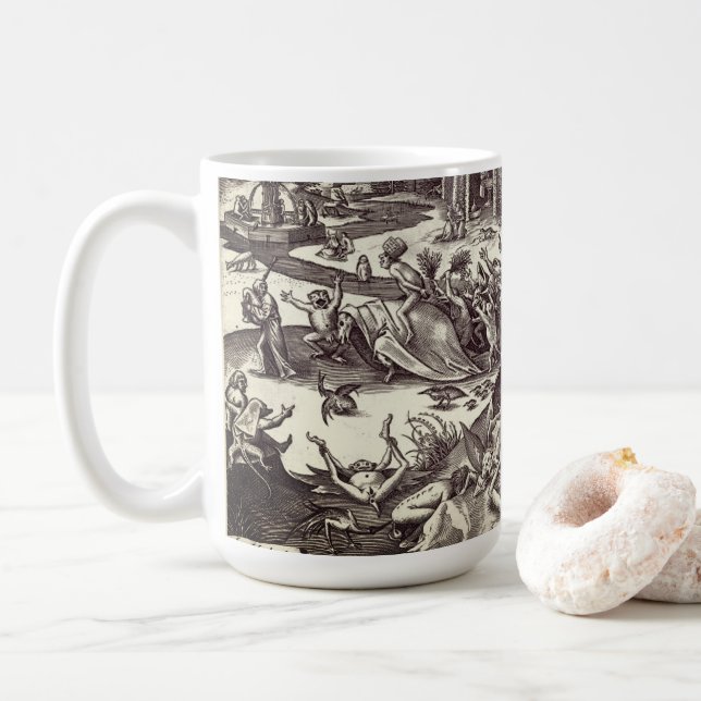 Mug Les sept péchés mortels - convoitise (Avec donut)