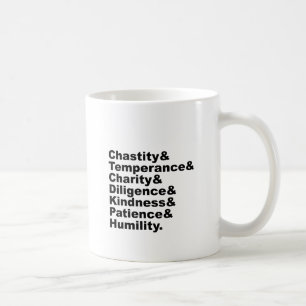 Mug Les Sept Vertus Comme Rendu Populaire Par La Bible
