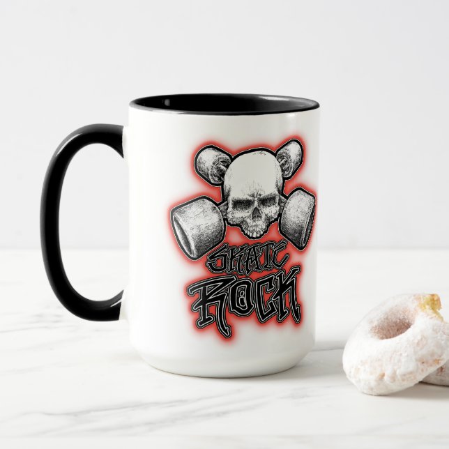 MUG LES SKATEBOARDERS DE L'ÉCOLE OGOLD - SKATE ROCK (Avec donut)