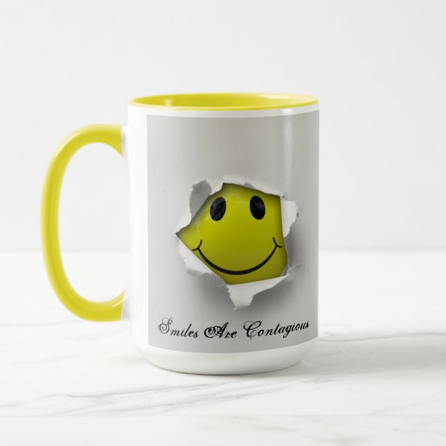 Mug Les sourires sont contagieux (Gauche)