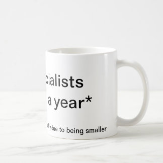 Mug Les spécialistes en cuve font par trimestre