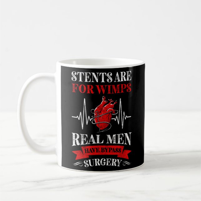 Mug Les Stants Sont Pour Les Wimps Réels Ont La Chirur (Gauche)