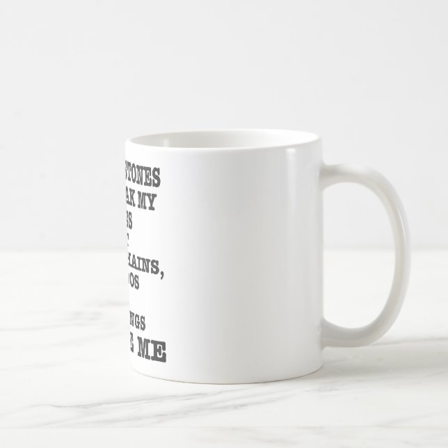 Mug Les tatouages et les perforations de chaînes de (Droite)