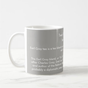 Mug Les "thés du monde" attaquent - le thé de gris d