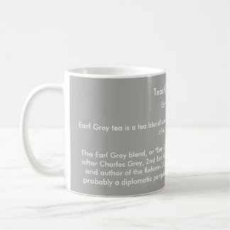 Mug Les "thés du monde" attaquent - le thé de gris de