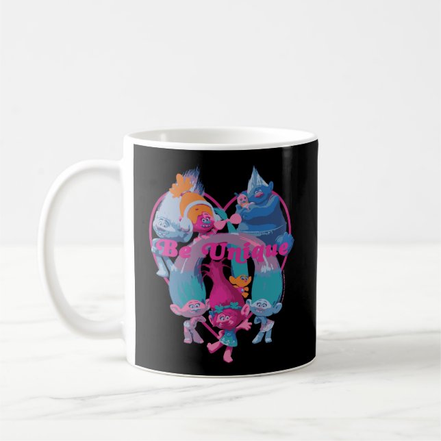 Mug Les Trolls Dreamworks Soient uniques (Gauche)
