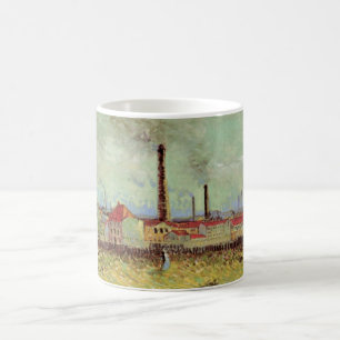 Mug Les usines à Asnieres par Vincent van Gogh