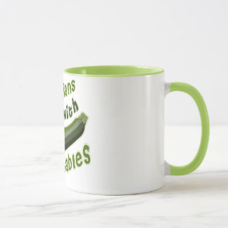 Mug Les végétariens le font avec des légumes