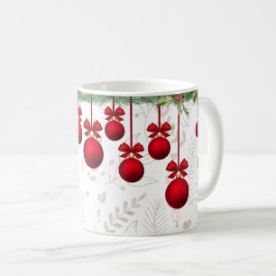 Mug Les verts de Noël et les ornements