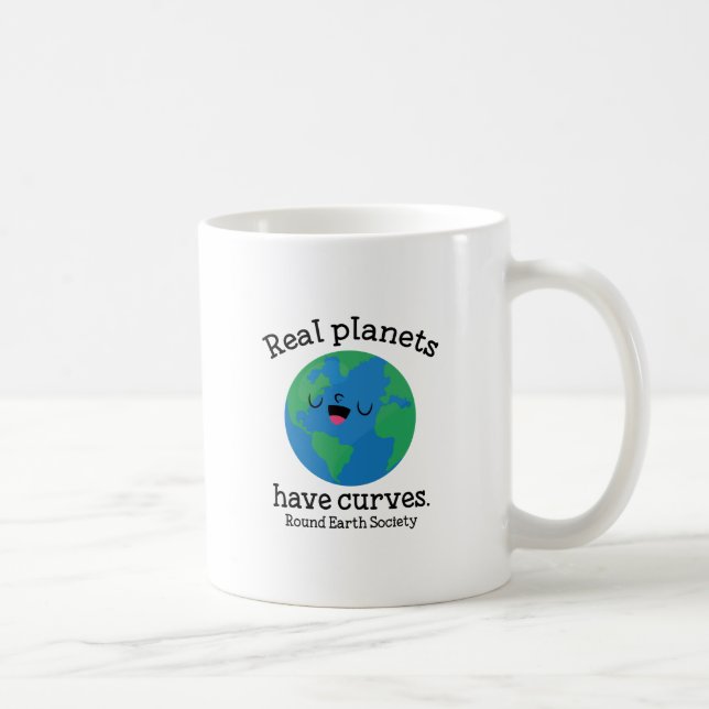 Mug Les vraies planètes ont des courbes (Droite)