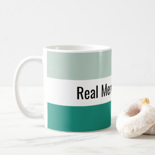 Mug Les vrais hommes portent Lycra Turquoise Classic