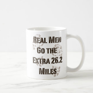 Mug Les vrais hommes vont les 26,2 milles