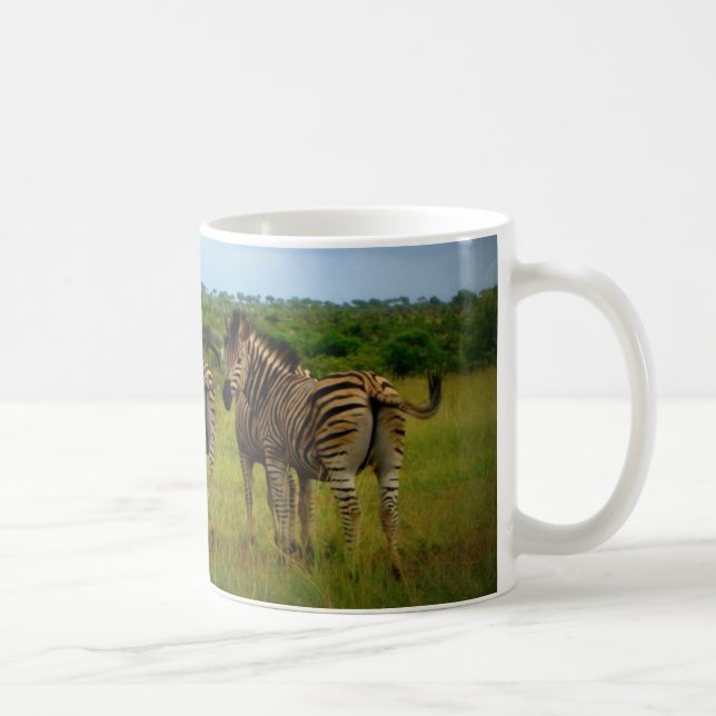 Mug Les zèbres africains dans un cadre naturel (Droite)