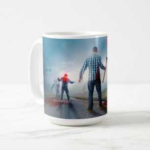 Mug Les zombies aux yeux lumineux de SlipperyJoe pour 