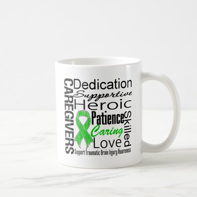 Mug Lésion cérébrale traumatique de collage de (Droite)