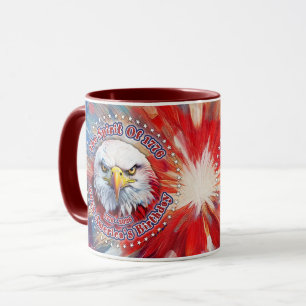 Mug L'Esprit de 1776, 2026 L'Aigle Rouge de Feu d'Amér