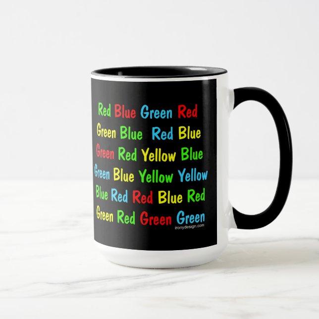 Mug L'essai de Stroop (Droite)